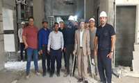 بازدید رئیس دانشگاه علوم پزشکی از پروژه کلان بیمارستان ۵۳۱ تختخوابی شهدای هرمزگان