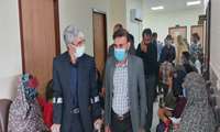 بازدید رئیس دانشگاه علوم پزشکی هرمزگان از  گروه جهادی پزشکی در شهر تیرور شهرستان میناب