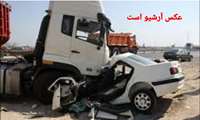 امداد رسانی به مصدومین حادثه تصادف پژو پارس و تریلی