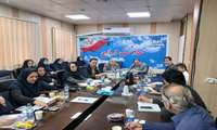 جلسه معاون پرستاری وزارت بهداشت با مدیران پرستاری و هیات مدیره های نظام پرستاری استان