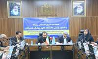 تصاویر نشست خبری اصحاب رسانه با حضور رئیس دانشگاه علوم پزشکی هرمزگان