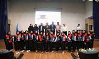 مراسم فراغت از تحصیل جمعی از دانشجویان دانشکده پیراپزشکی بندرعباس