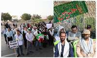 حضور پرشور خانواده بهداشت، درمان و آموزش پزشکی در اجتماع ۳۰ هزار نفری بسیجیان هرمزگان