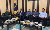 دیدار رئیس دانشکده علوم پزشکی غرب هرمزگان با فرمانده ناحیه مقاومت بسیج شهرستان بندرلنگه
