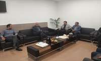 نشست صمیمی سردار رحیمی، معاون هماهنگ کننده پدافند غیر عامل کشور با دکتر پژمان شاهرخی، سرپرست دانشگاه علوم پزشکی هرمزگان