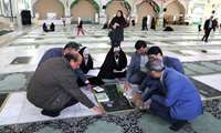 غبارروبی و عطر افشانی مزار شهدا در بندرعباس 
