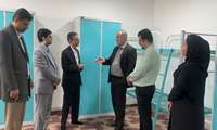 بازدید معاون تسهیلات صندوق رفاه دانشجویان وزارت بهداشت از خوابگاه دانشجویی مجتمع آموزش عالی سلامت بستک