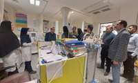 بازدید معاون توسعه دانشگاه علوم پزشکی از بیمارستان جاسک و بررسی روند اجرای پروژه MRI