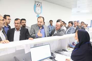 تصاویر بازدید از بیمارستان فارابی بستک و کلنگ زنی توسعه اورژانس بستک12
