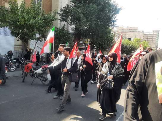 گزارش تصویری/ مراسم وداع دانشگاهیان علوم پزشکی هرمزگان با رهبر شهید در مشهد مقدس 